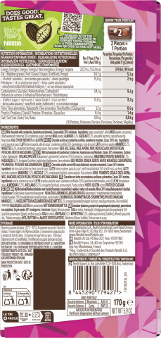 Milk Choc, Raisns, Almnds&Hzlnts170 Milk Choc, Raisns, Almnds&Hzlnts170